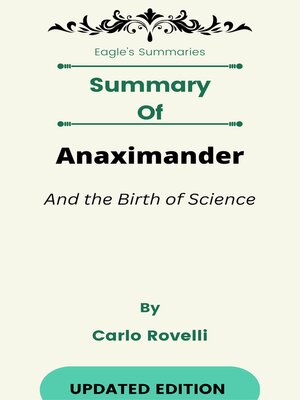 cover image of Summary of Anaximander and the Birth of Science    by  Carlo Rovelli